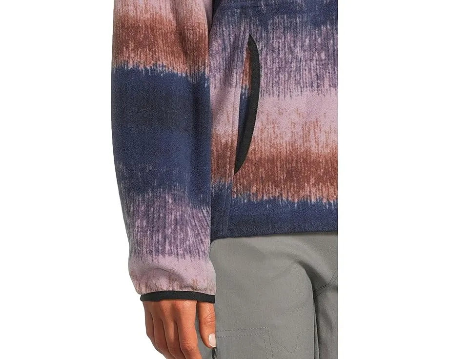 Кофта Mountain Hardwear Microchill с капюшоном на пуговицах и карманами