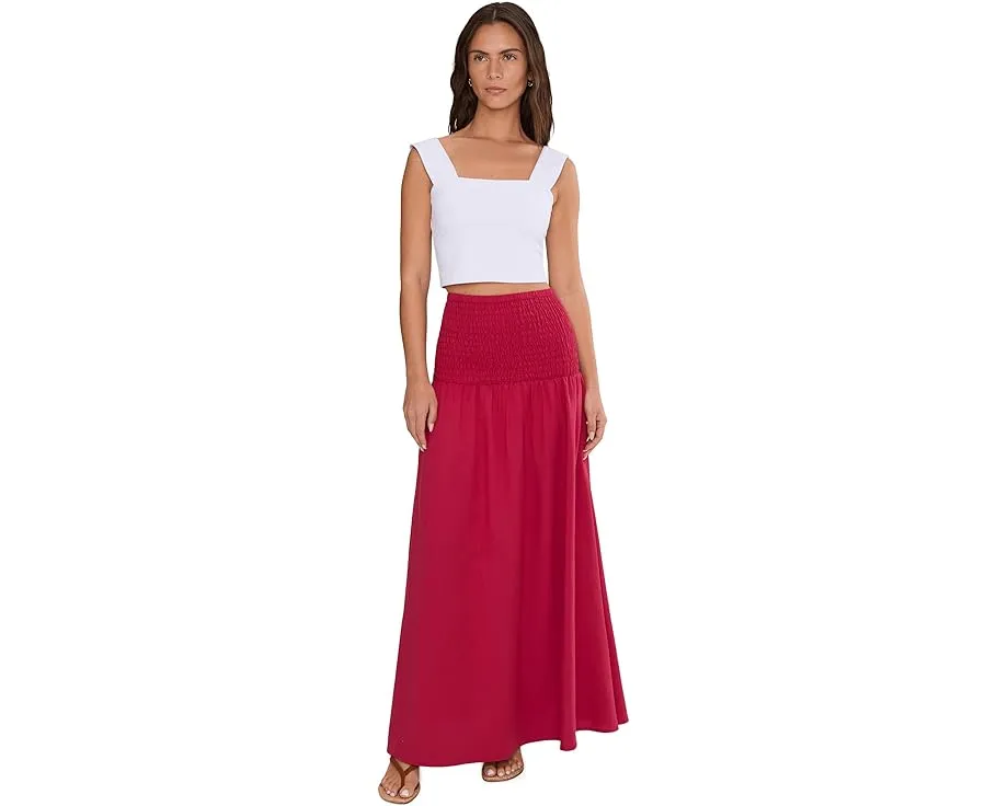 Юбка миди Seafolly Beach Edit на резинке с карманами и регулировкой