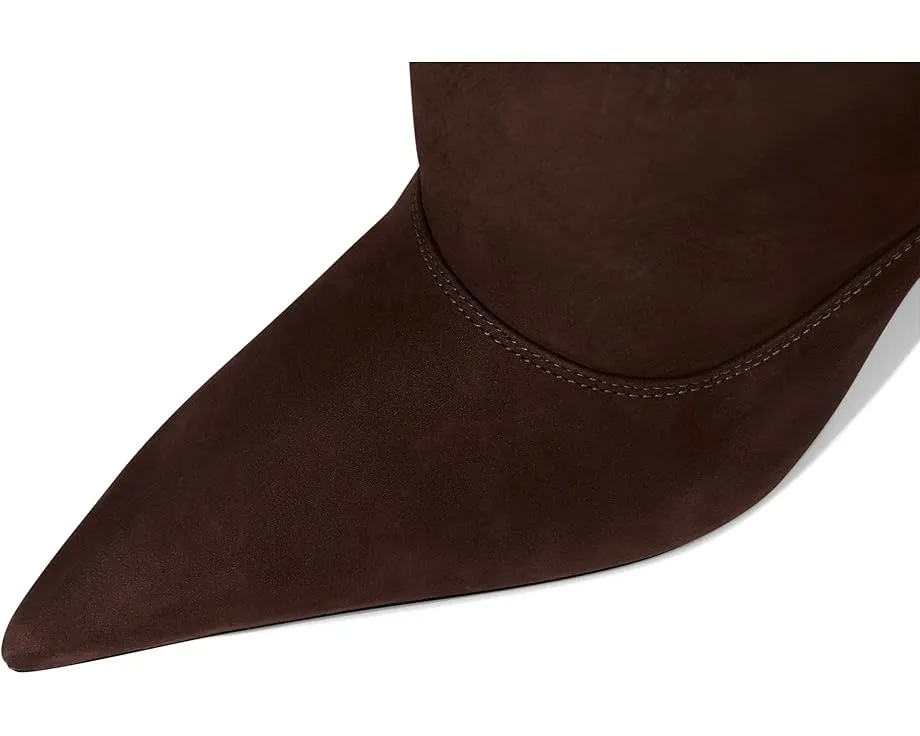 Ботинки Schutz Maryana Up Slouch из замши на высоком каблуке