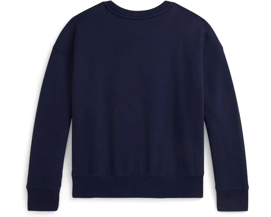 Свитшот Polo Ralph Lauren Kids с принтом Polo Bear и свободным кроем для детей старшего возраста