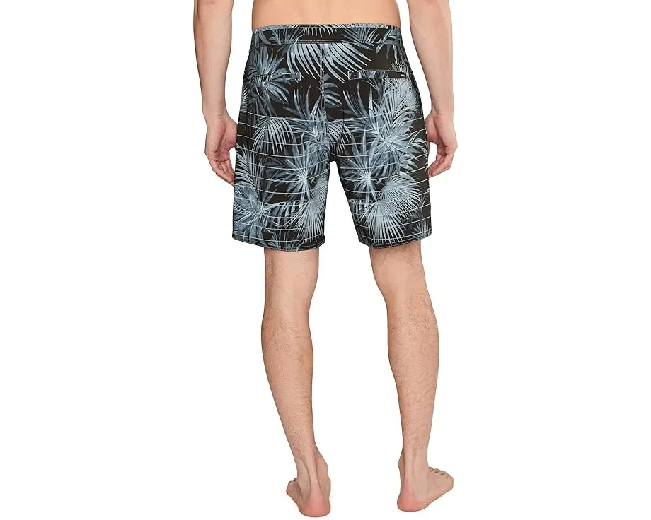 Плавки RVCA Steady Stripe Trunk с карманами на молнии и шнурке