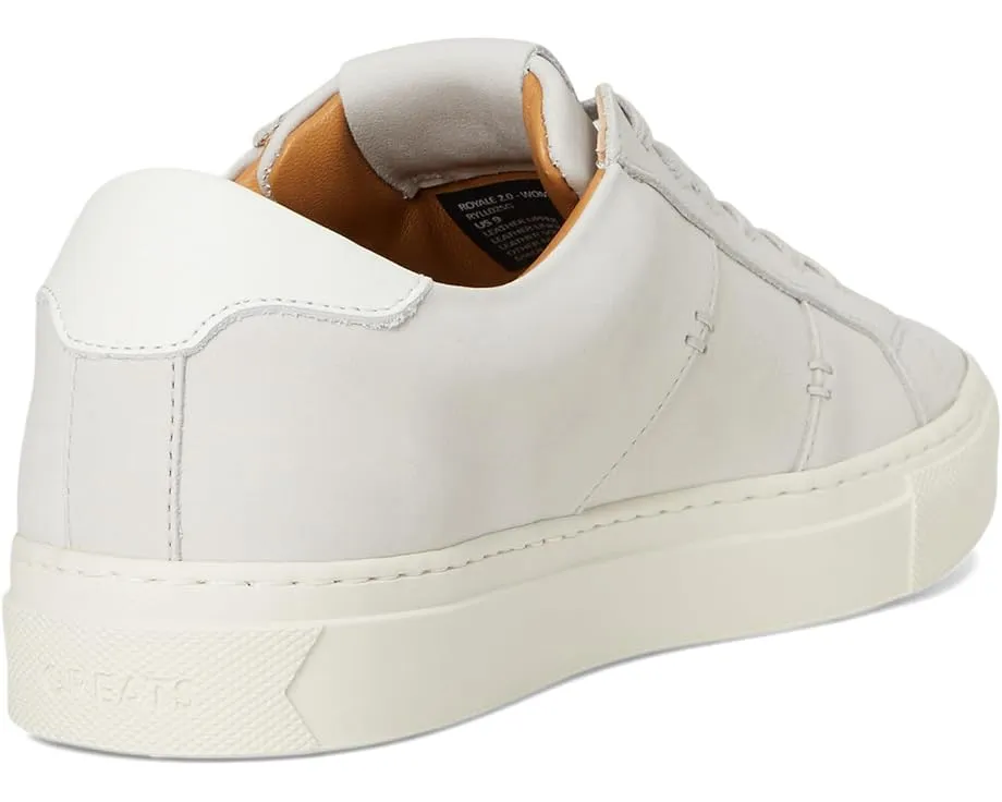 Кроссовки GREATS Royale 2.0 из премиальной кожи с резиновой подошвой