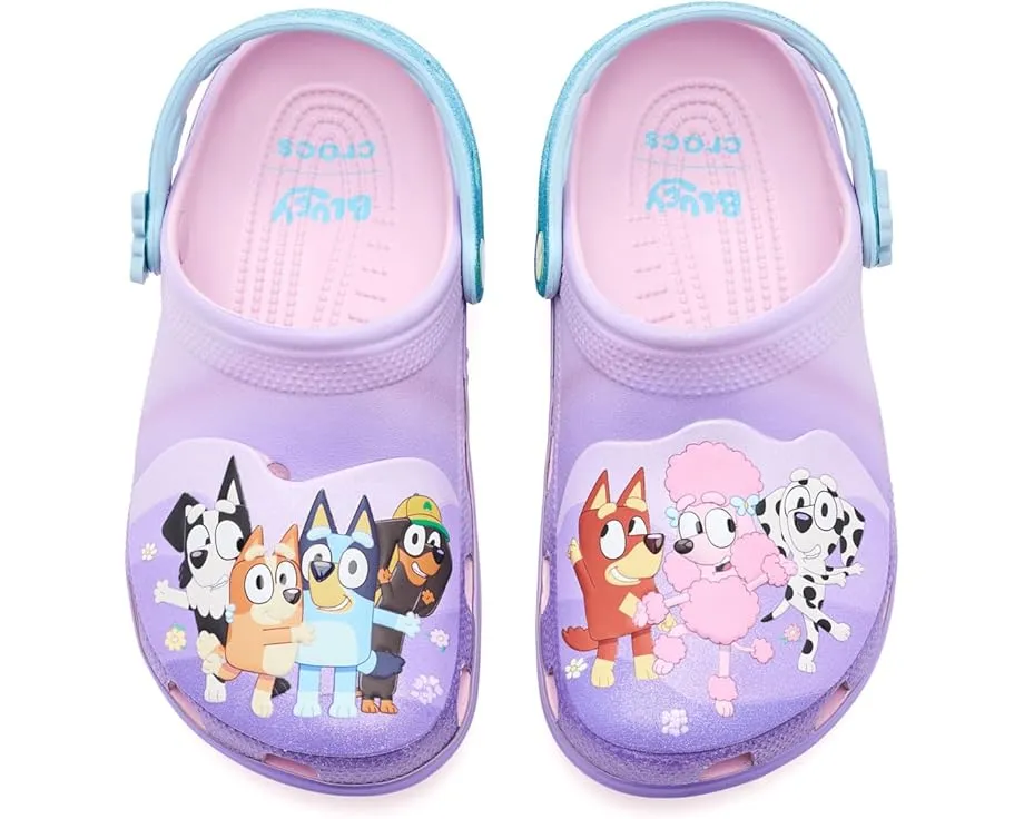 Кроксы Crocs Kids Bluey Classic Clogs с персонажами для детей