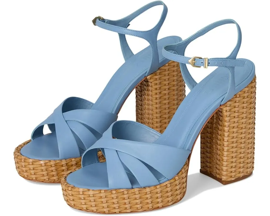 Schutz Keefa Straw босоножки на платформе с верхом из натуральной соломки