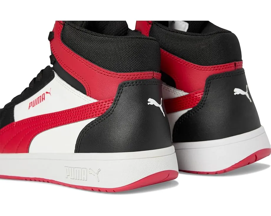 Рабочие кроссовки Puma Frontcourt Leather Mid с композитным мыском