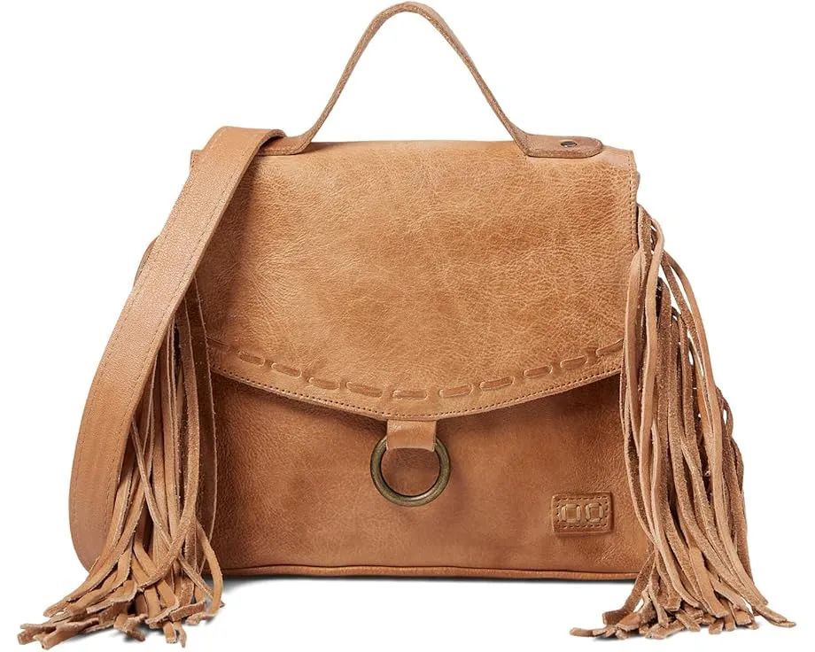 Сумка Bed Stu Hidden через плечо из кожи с бахромой