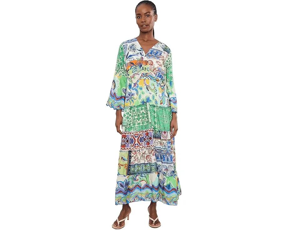 Dibble Tiered Dress - Armeria Patchwork