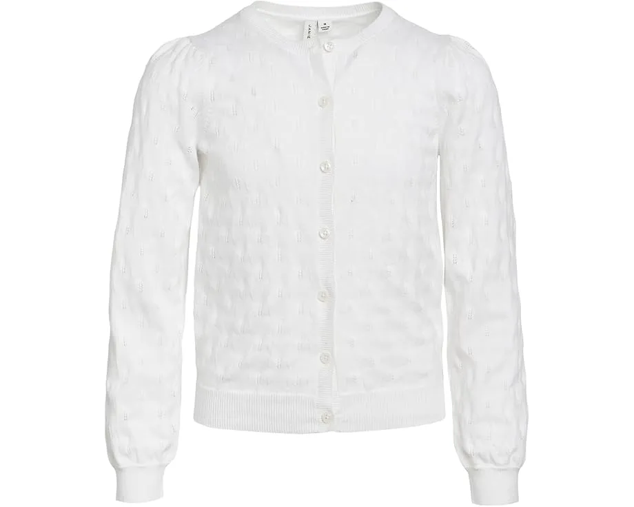 Кардиган Janie and Jack Pointelle с ажурной вязкой для девочек