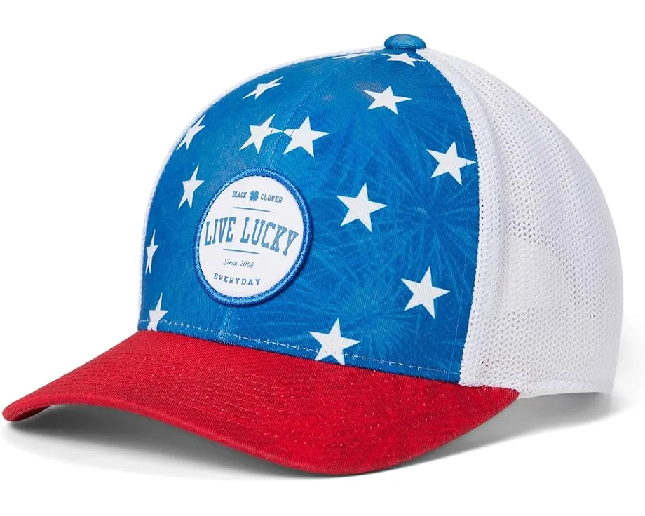 Регулируемая кепка Shooting Star с сетчатыми вставками и принтом