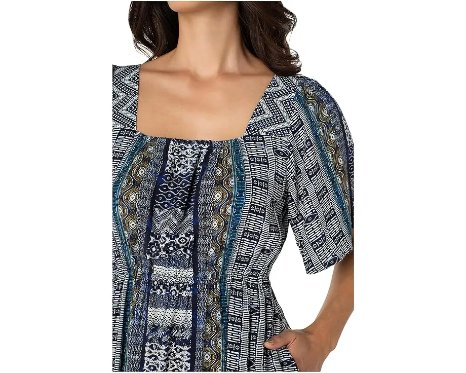 Liverpool Los Angeles макси-платье с квадратным вырезом и рукавами 3/4