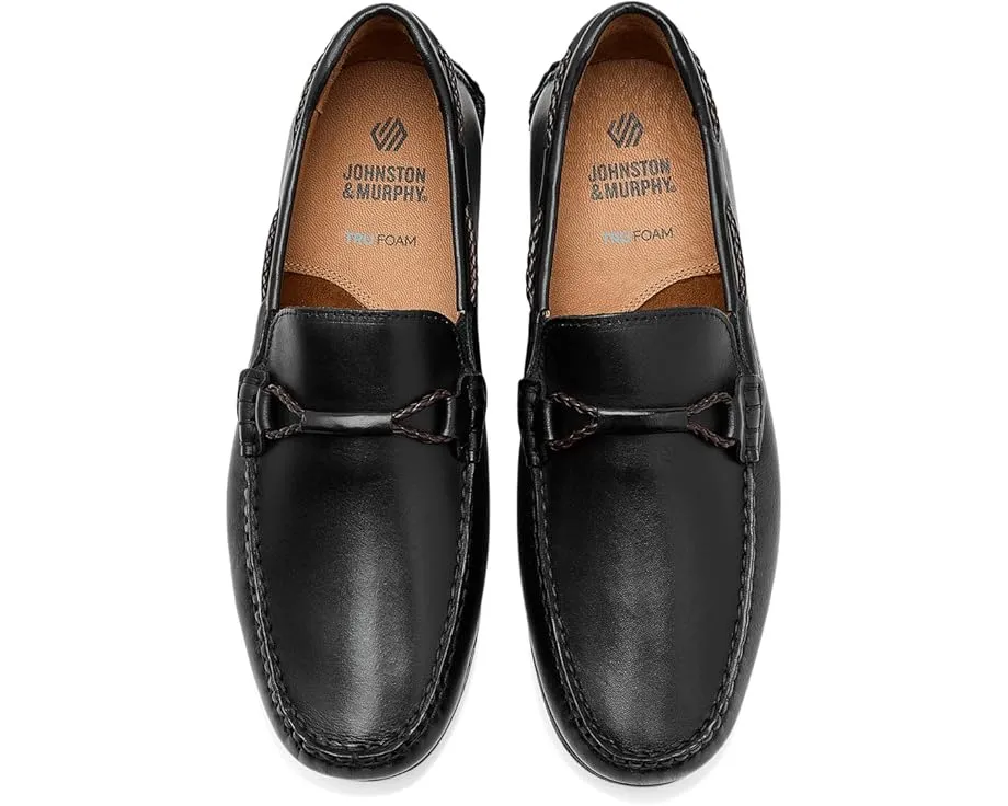 Johnston & Murphy лоферы Cort 2.0 Leather Bit с ручной строчкой и подошвой TRUFOAM
