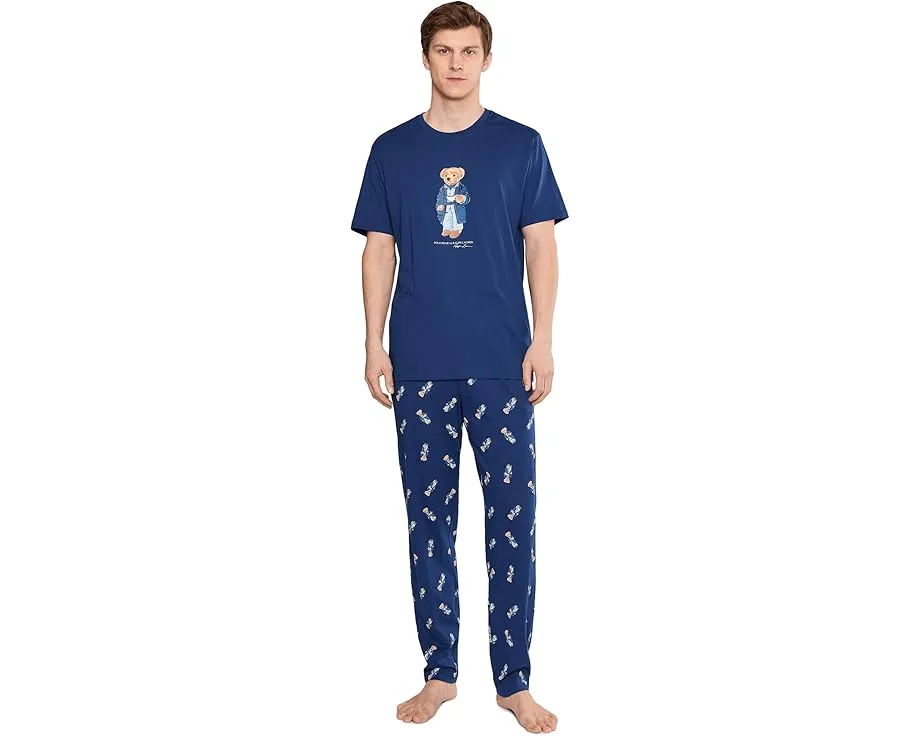 Пижамный комплект Polo Ralph Lauren с медвежатами футболка и штаны