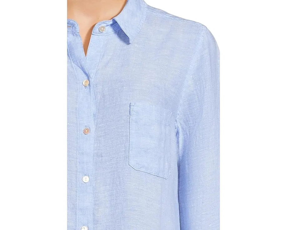 Рубашка Lilly Pulitzer Sea View из льна с длинными рукавами