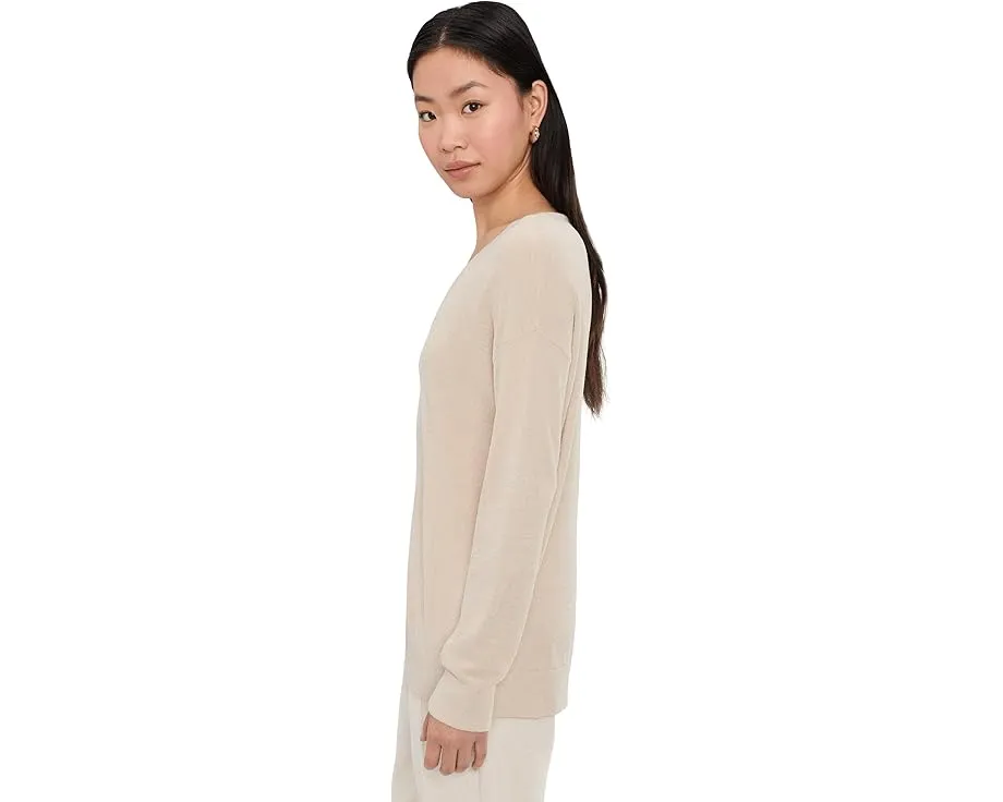 Barefoot Dreams Cozychic Ultra Lite свитер с V-образным вырезом и длинными рукавами