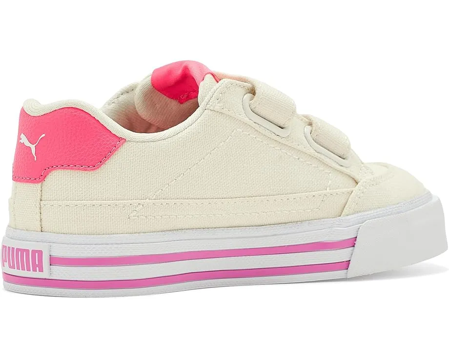 Puma Court Classic Vulc Hook And Loop детские кроссовки на липучках из переработанных материалов