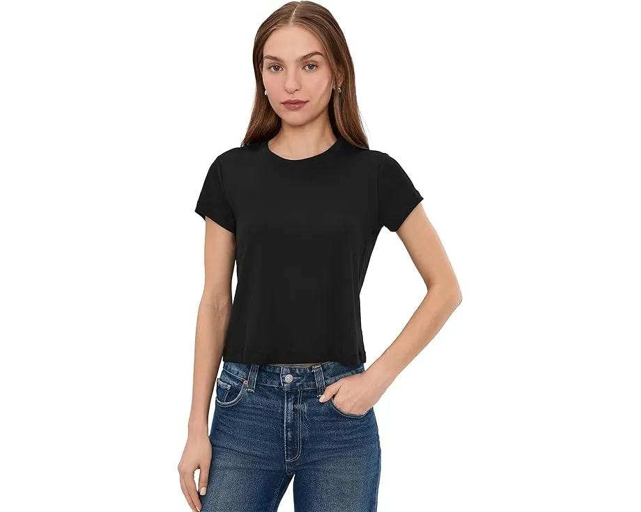 Кроп-футболка AG Jeans Sadie Crew Neck с винтажным кроем 90-х