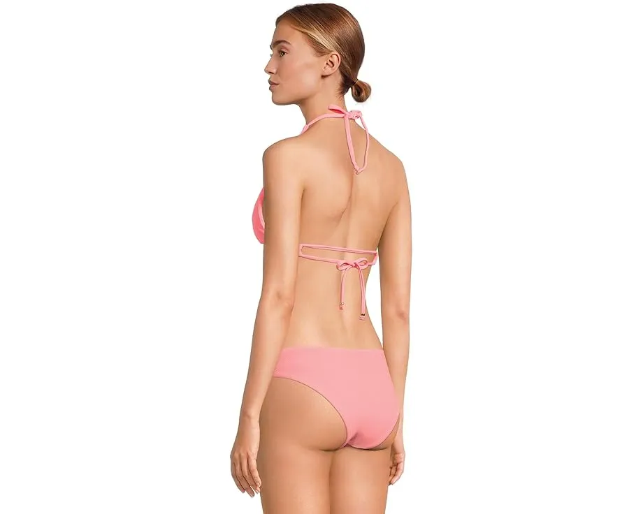 Топ BECCA на бретелях с U-образной пряжкой и текстурированной резинкой