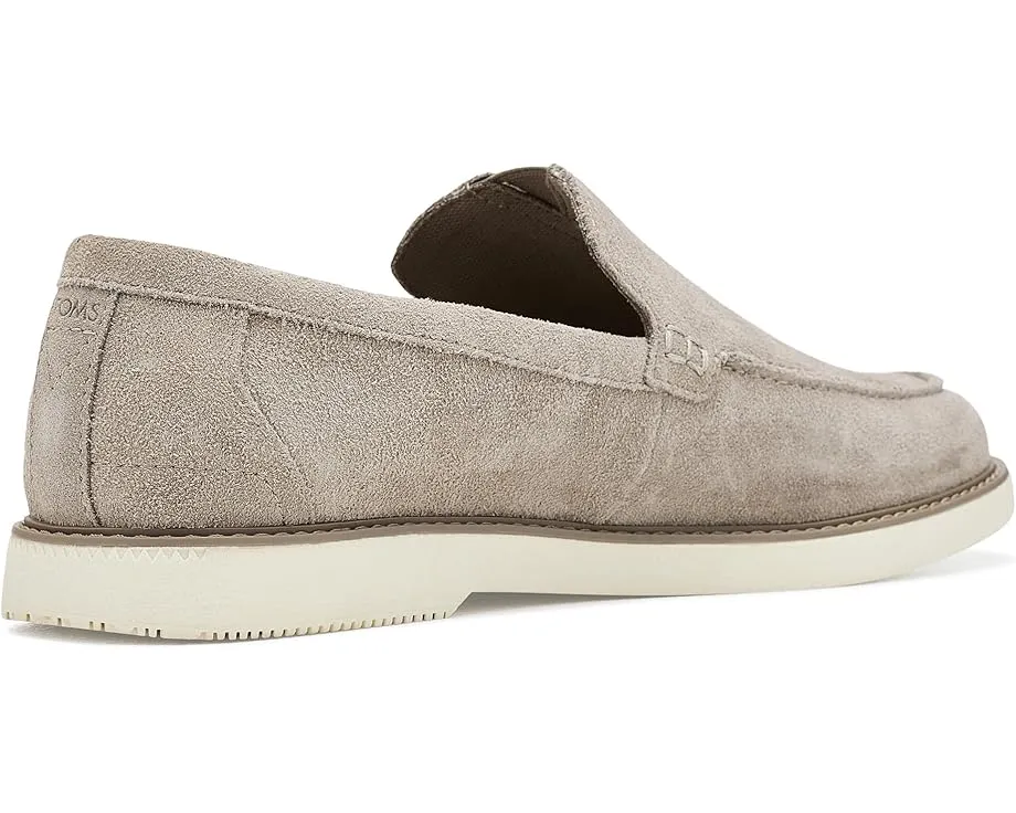 Замшевые лоферы TOMS Marcos на устойчивом каблуке