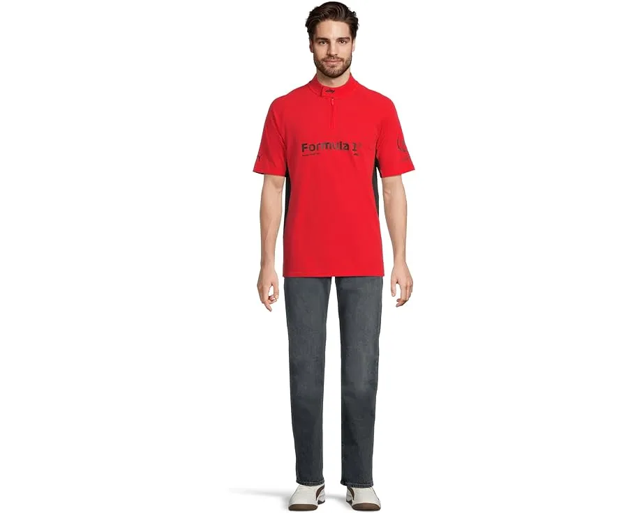 PUMA Поло Formula 1 Polo 75 Years из переработанных материалов с воротником