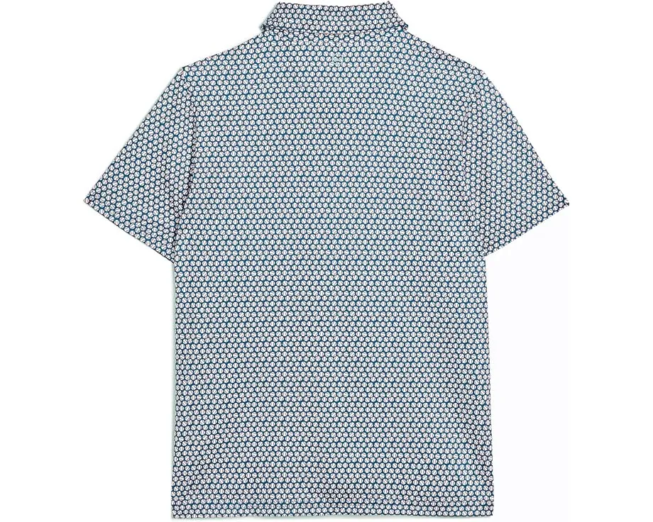 Vineyard Vines поло Printed Sankaty для детей с защитой UPF50+