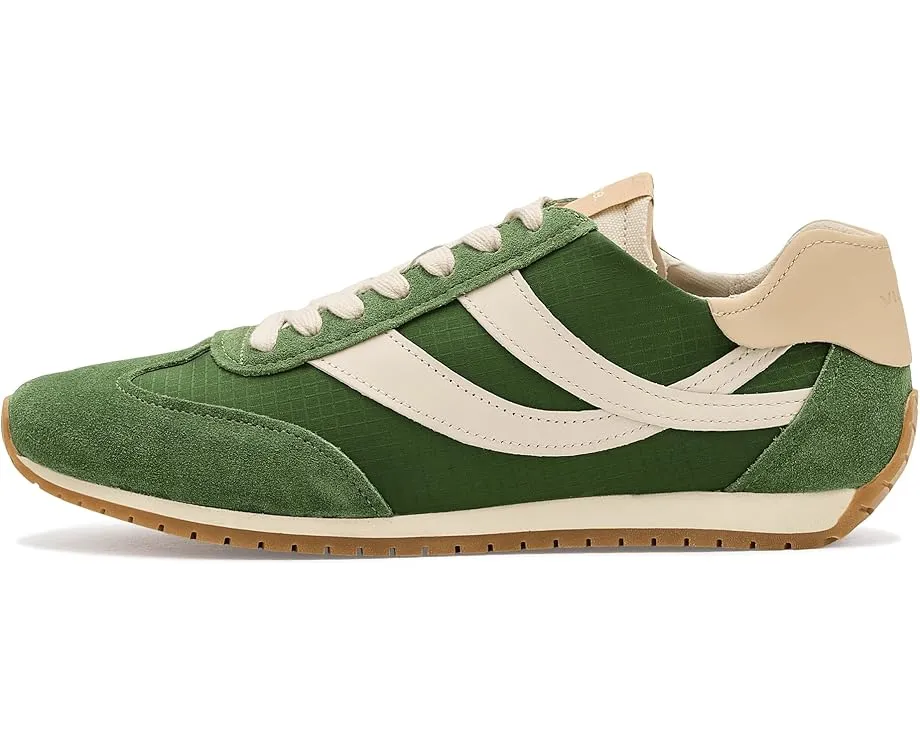 Кроссовки Vince Oasis Runner-W на шнуровке из мягкой кожи с контрастными деталями