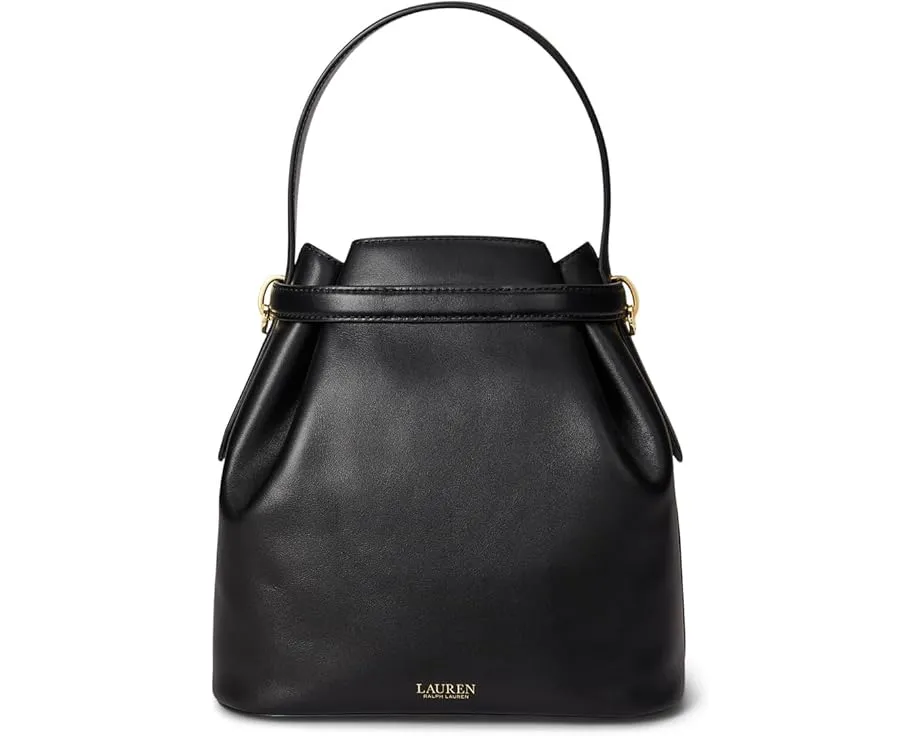 Сумка-ведро Lauren Ralph Lauren из натуральной кожи Blaike среднего размера