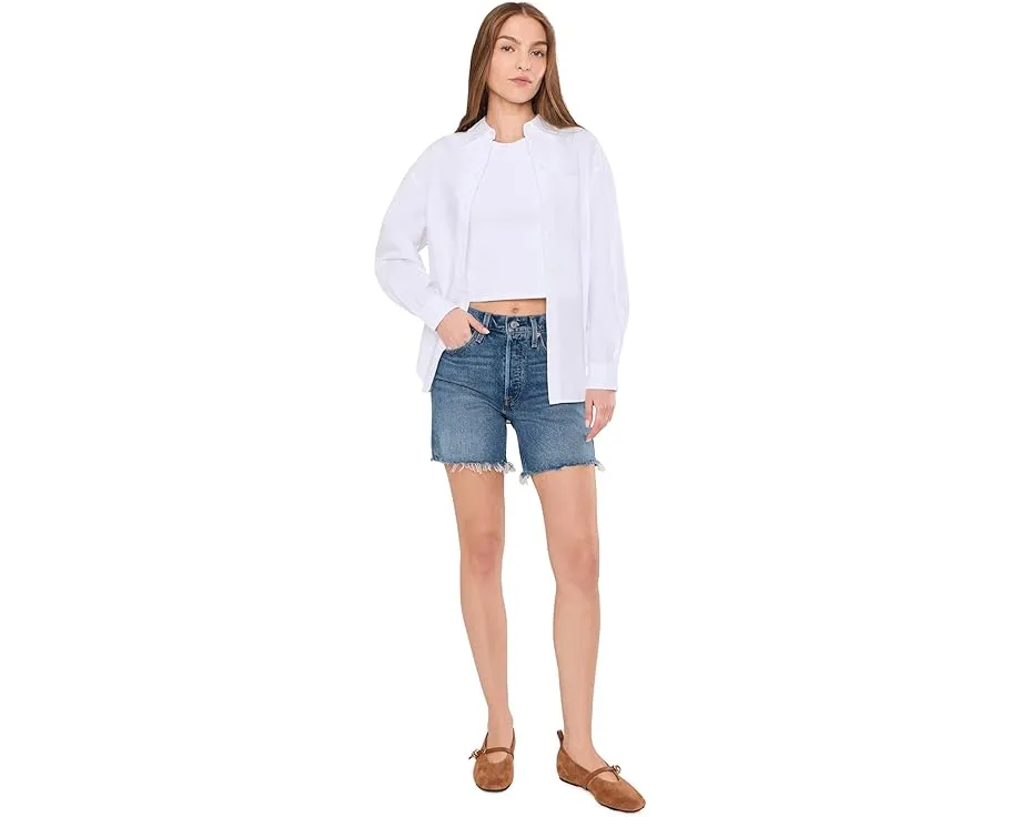 Шорты 501 Mid Thigh с прямым кроем и пятью карманами Levi's® Womens