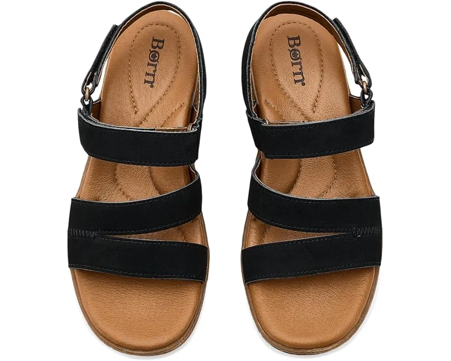 Сандалии Seak из нубука с пробковой подошвой и поддержкой свода стопы Born