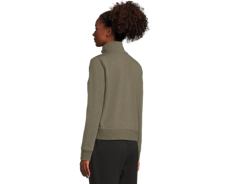 Полузипованный свитер Cloud от TravisMathew с расслабленным кроем и ребристыми манжетами