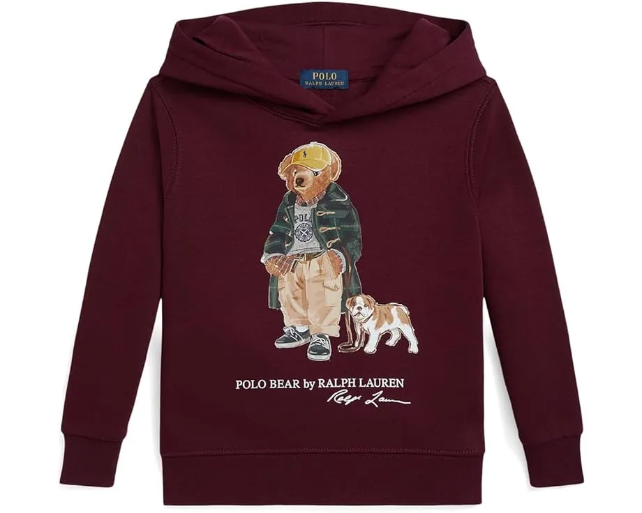 Толстовка Polo Ralph Lauren Kids с капюшоном и принтом Polo Bear из мягкого флиса для малышей