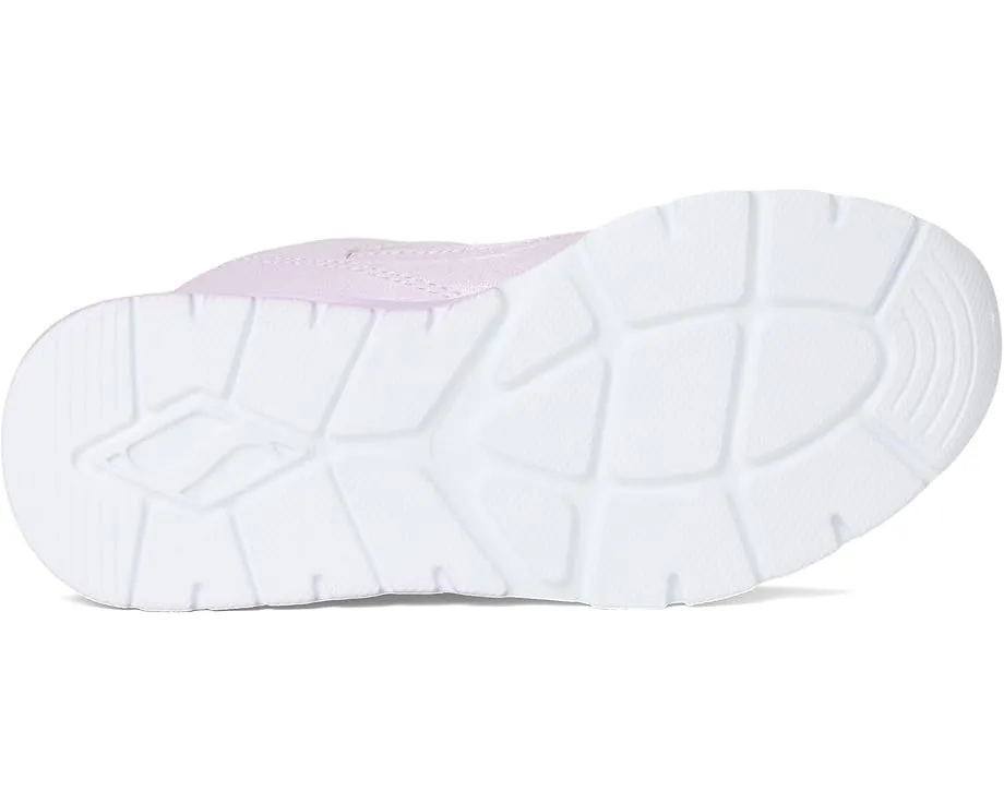 Детские кроссовки Skechers Uno Lite 2.0 с блестящим верхом и памятью формы