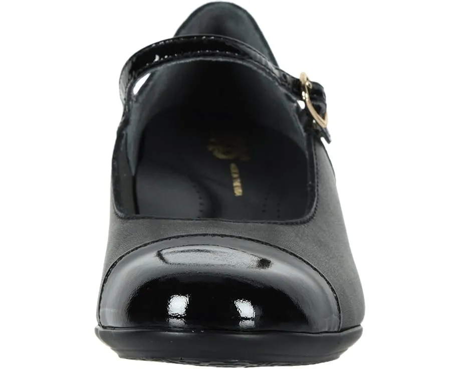 Туфли SAS Isabel Mary Jane Comfort Heel с ремешком и принтом рептилии