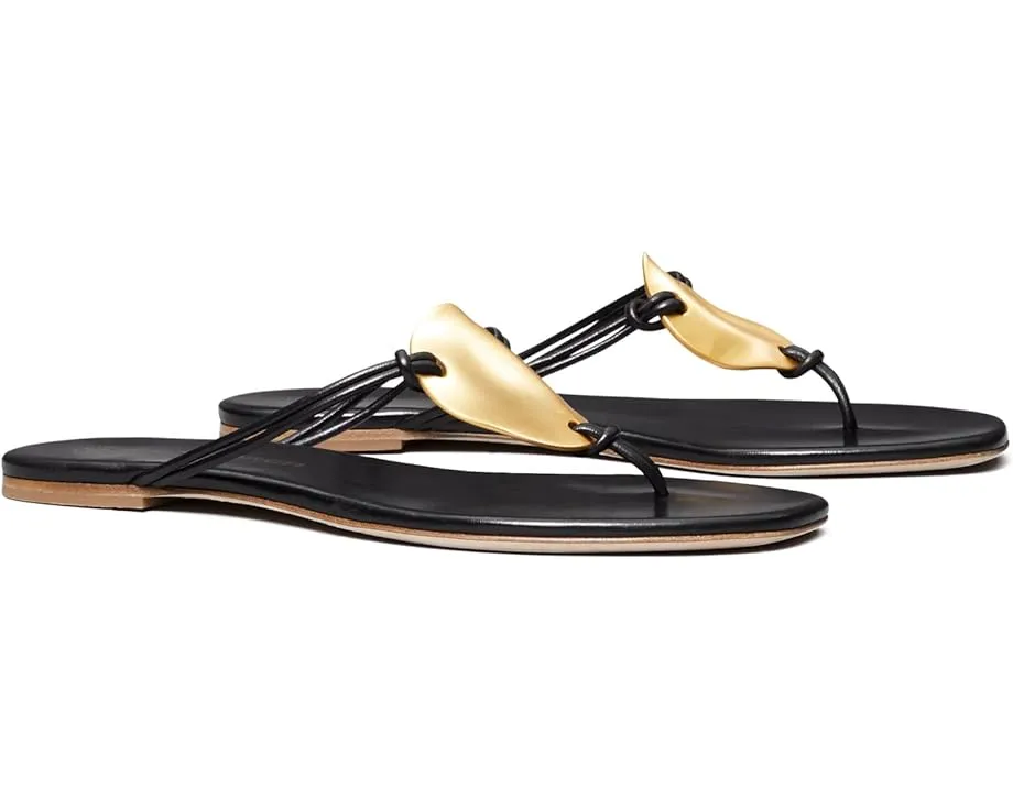 Сандалии Tory Burch Patos из кожи с открытым носком