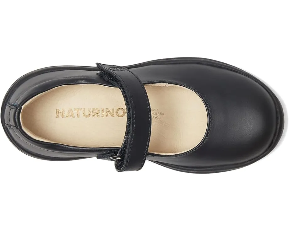 Naturino Catania 2 детские туфли для малышей и детей из кожи с застежкой на липучке