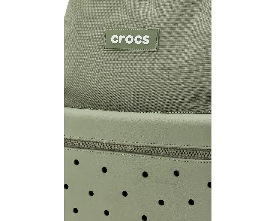Рюкзак Crocs из нейлона с вентилируемым карманом и отверстиями для Jibbitz
