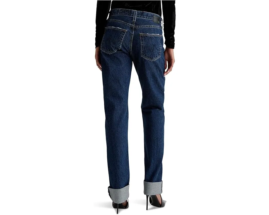 Джинсы AG Jeans The Boyfriend Mid Rise Relaxed Fit свободного кроя