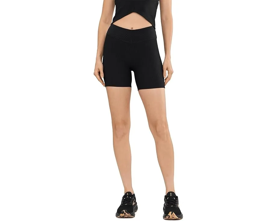 Велосипедки Beyond Yoga Impulse Ribbed с V-образным поясом и компрессией