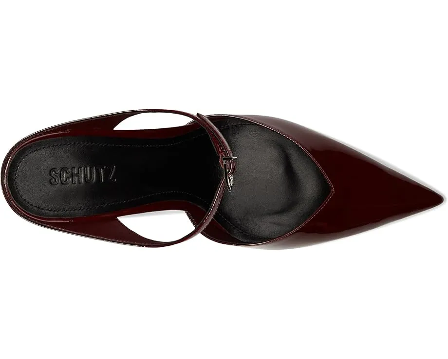 Элегантные лодочки Laurie с острым носком и ремешком на щиколотке от Schutz