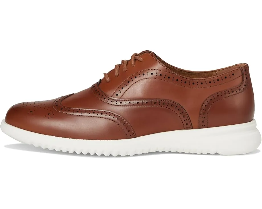 Кожаные оксфорды Nio Wing с перфорацией и удобной стелькой EVA