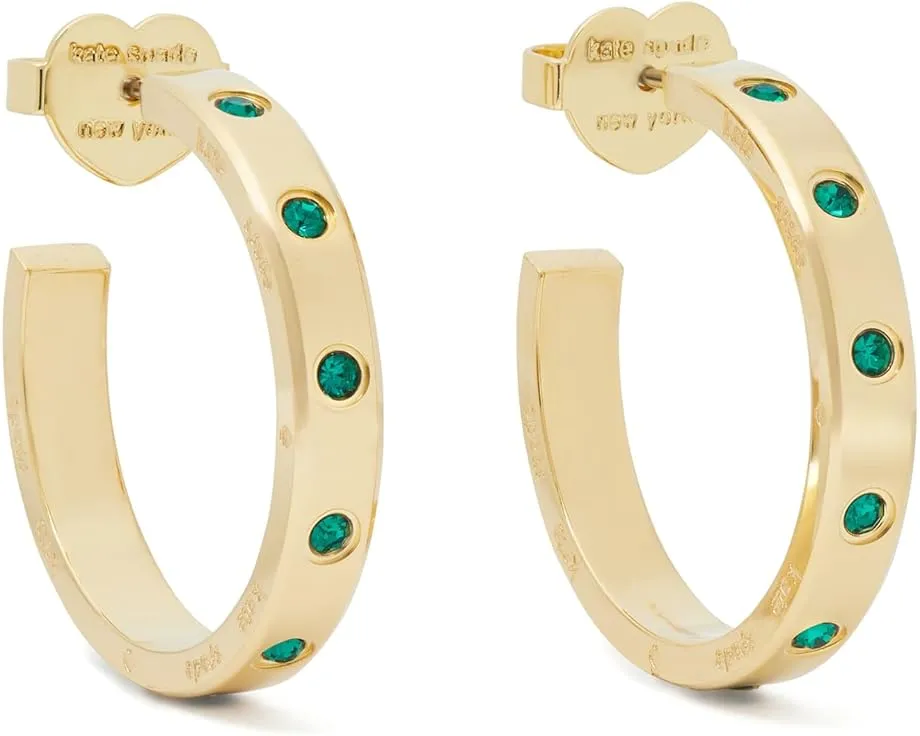 Массивные серьги-конго Kate Spade New York Set in Stone