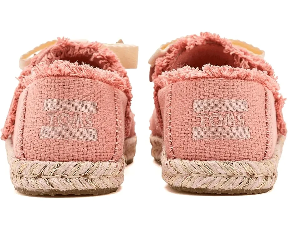 Детские эспадрильи TOMS Carolina на шнурках с платформой