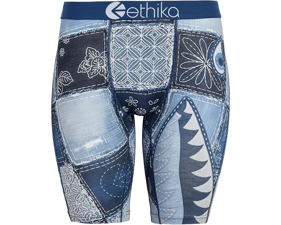 Трусы мужские ethika BMR Sashiko c двумя карманами, синие