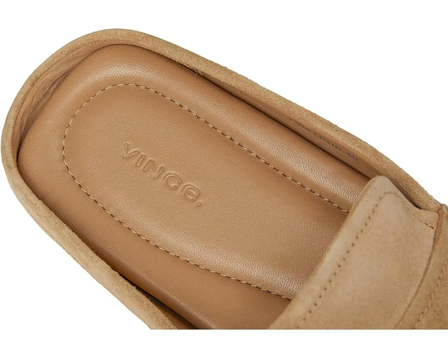 Vince Berkley мюли на невысоком каблуке с круглым носком из мягкой замши