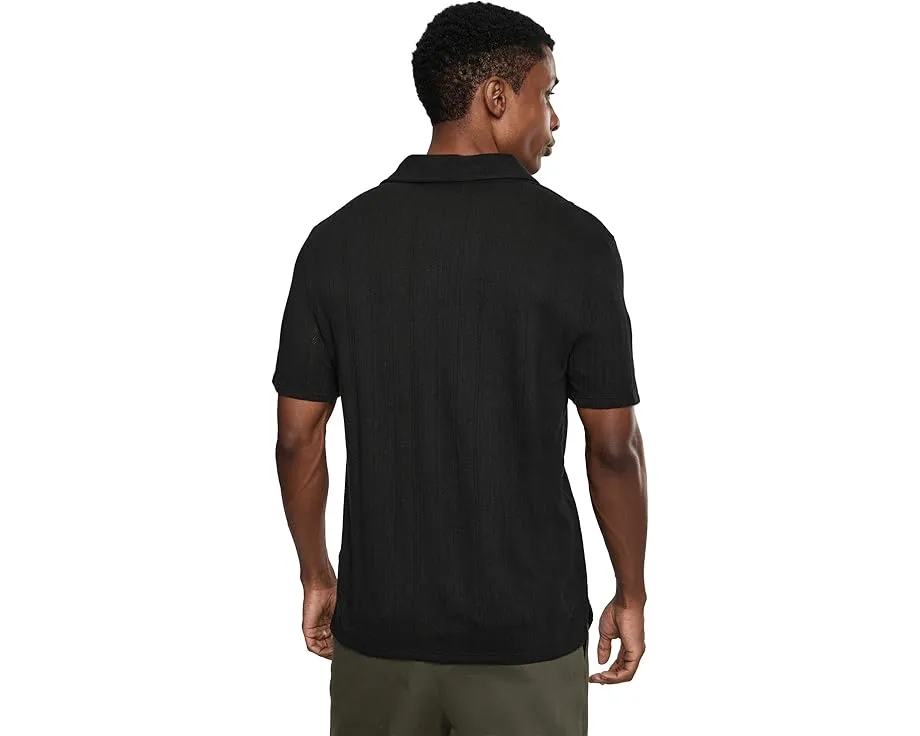 Поло John Varvatos Leonardo с коротким рукавом и вышитым логотипом