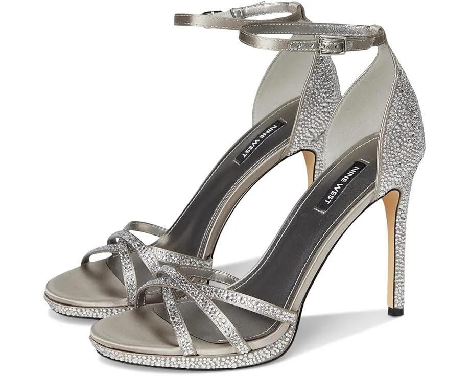 Женские босоножки Nine West Lartay на высоком каблуке с украшениями