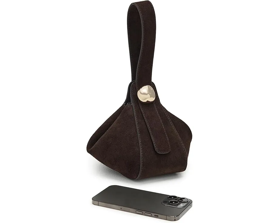 Сумка Madewell Suede Organic Drop Hand Held из роскошной замши с застежкой на молнии