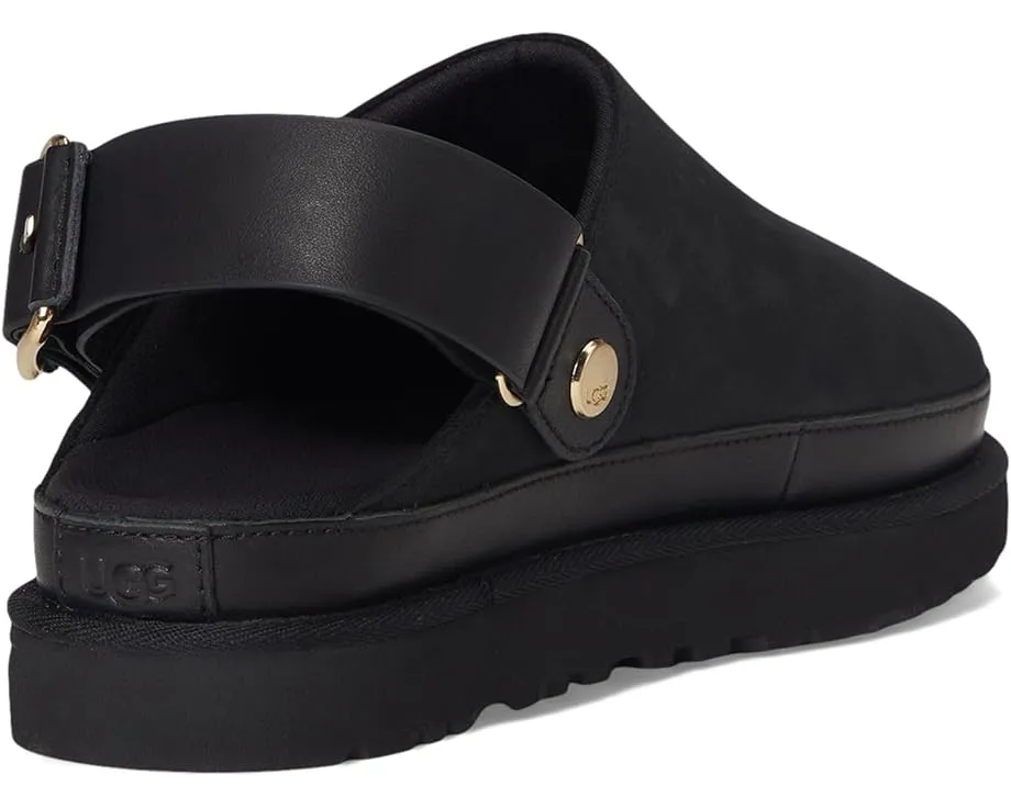UGG Goldenstar Villa Clogs из нубука с регулируемым задним ремешком