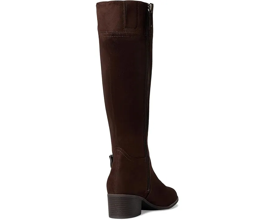 Высокие сапоги Dr. Scholl's Adeline Zip с боковой молнией и декоративной пряжкой