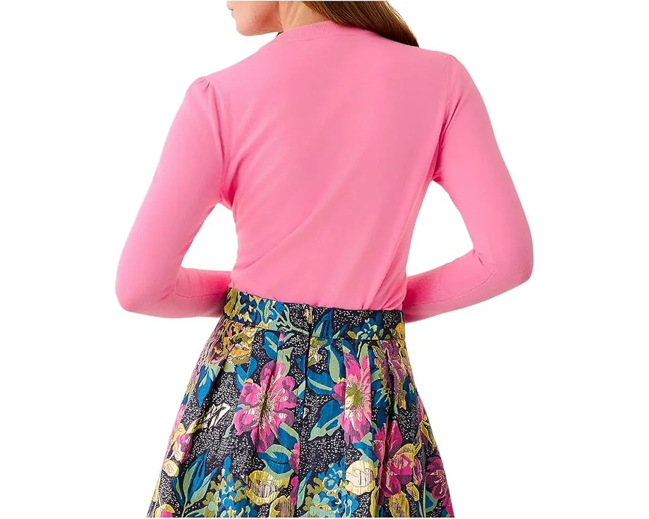 Свитер Lilly Pulitzer Morgen с ребристыми манжетами и воротником