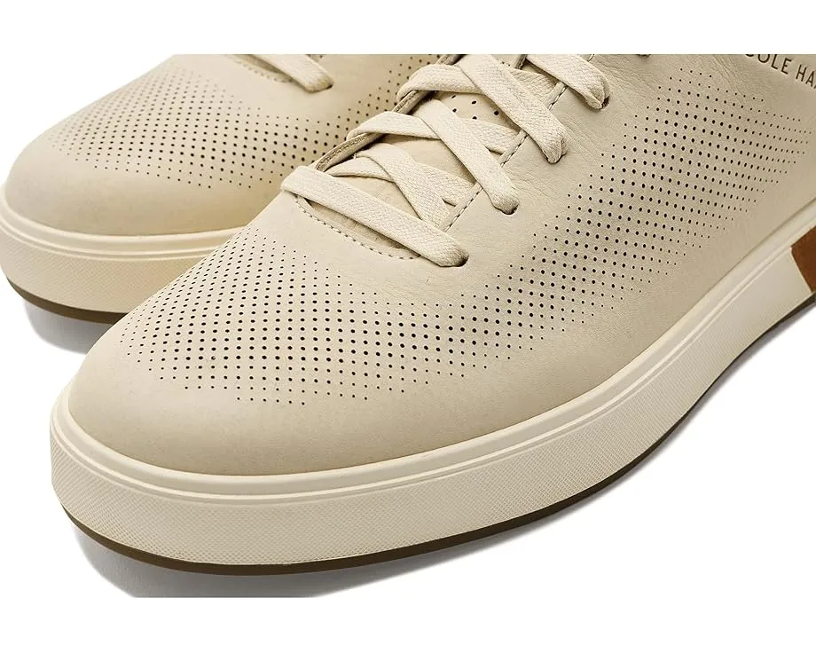 Кожаные кроссовки Cole Haan Grandpro Angleace с круглым носком и резиновой подошвой
